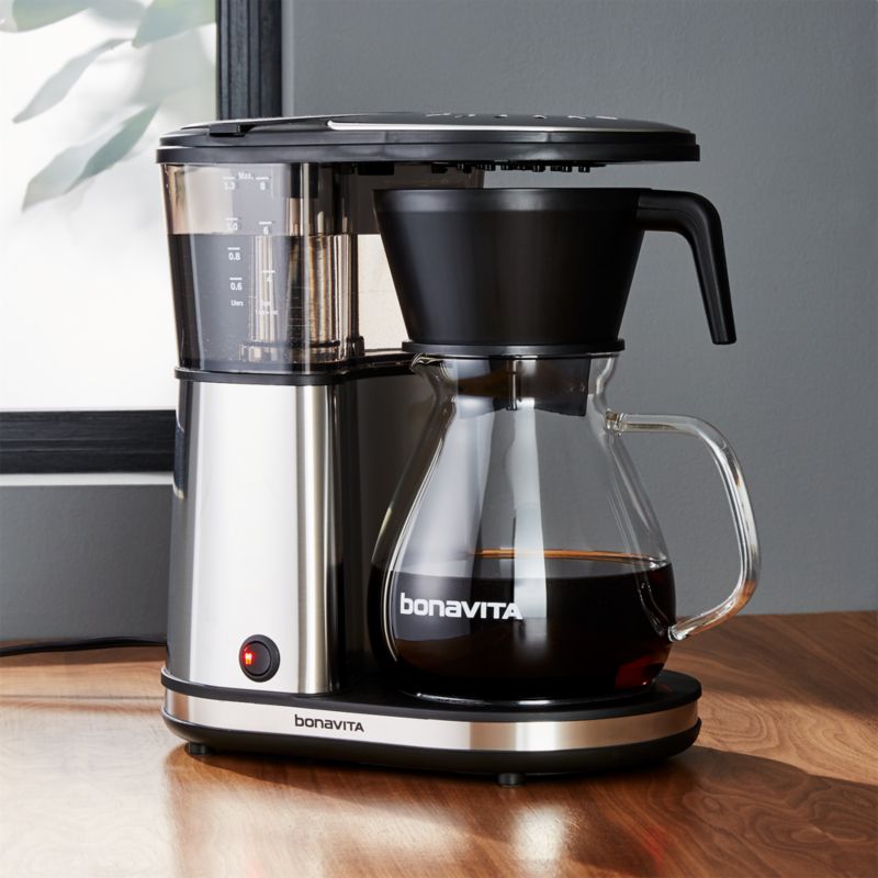 Bonavita 8-Cup Glass Carafe Coffee Maker Crate and Barrel